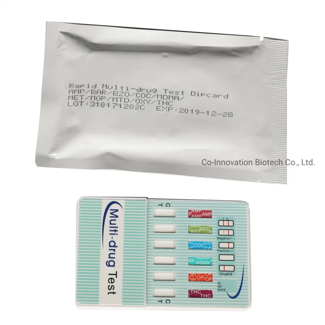 12 Panel DIP Card Test Kit for Drug Abuse