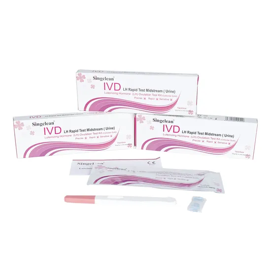 Singclean Ivd Wholesale Medical Supply Antigen Rapid Diagnostic Ovulation Std Urine Drug HIV Pregnancy Test Strip Kit (Colloidal Gold Method)