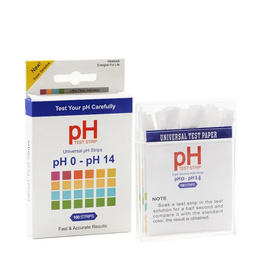 High Quality pH Test Strips for Water pH Indicator Paper Strip Water Quality Testing Strip 