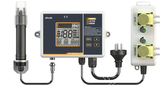 Dependable pH Control System for Wastewater Treatment with Fully Automatically Dosing Pump Automatic Adjustment 