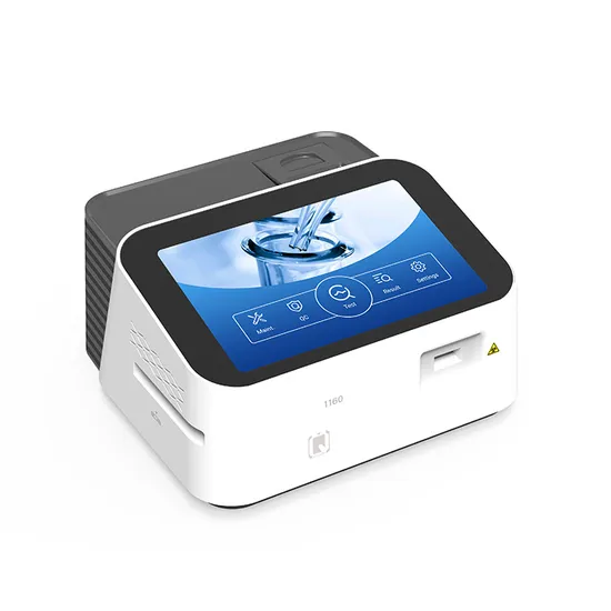Portable Poct Testing Quantitative Fluorescence Immunoassay Analyzer with LCD Touch Screen 