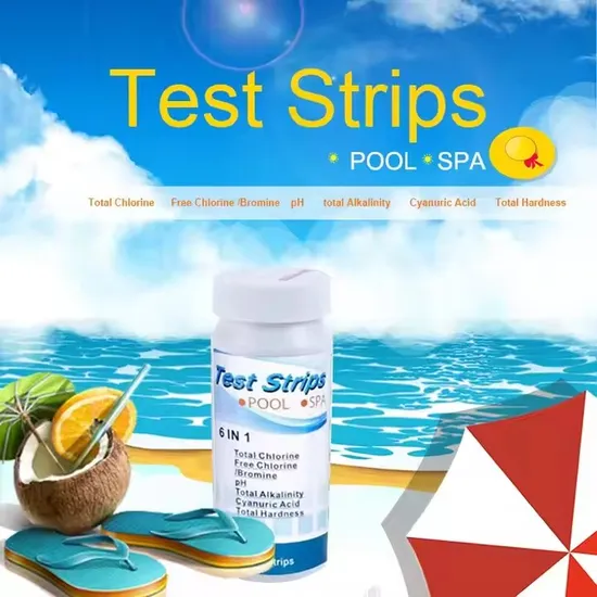 pH Test Strips for Water Quality with 6 Functions 