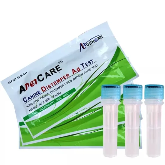 Veterinary Diagnostic Rapid Test Giardia AG Test Kit Abgenom Canine Distemper AG Test Kit 