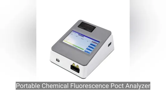 Portable Chemical Fluorescence Poct Analyzer Hematology Quantum Resonance Magnetic Analysing Chemistry Human Dry Biochemistry Analyzer 